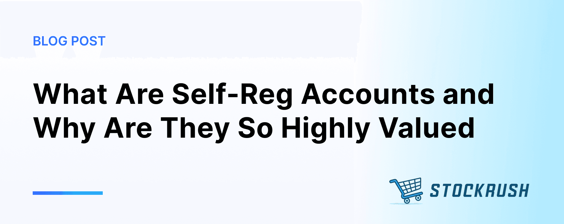 什么是自注册（Self-Reg）账号以及为什么它们如此珍贵：Stockrush 词典