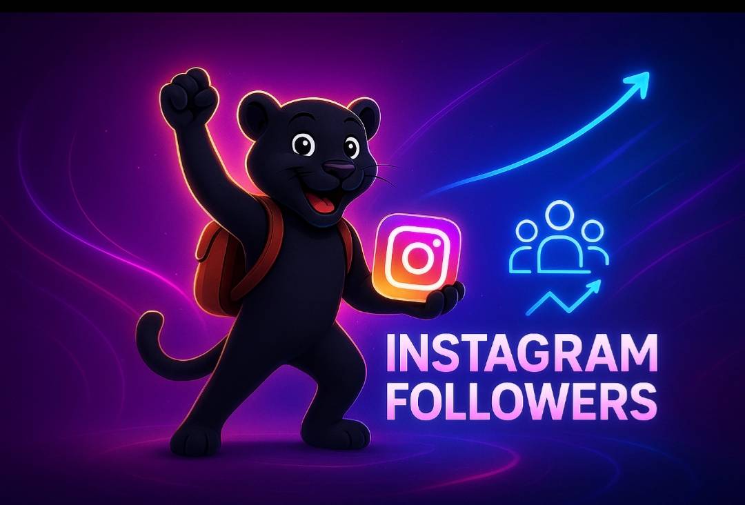 Black Panther – 1000 Instagram Followers | Power Up Your Presence 🚀