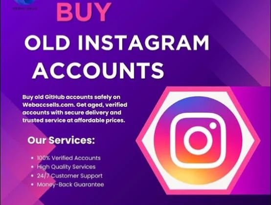 Аккаунты Instagram возрастом 1-2 года с 5-20 старыми публикациями