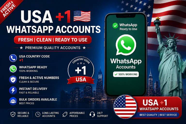 Fresh USA +1 WhatsApp Accounts