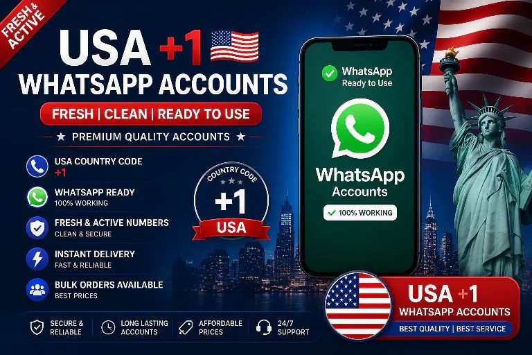 Свежие аккаунты WhatsApp USA +1