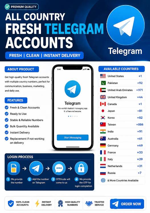 All Country Fresh Telegram Accounts