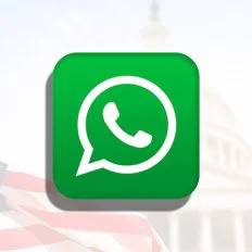USA Whatsapp account +1 country code