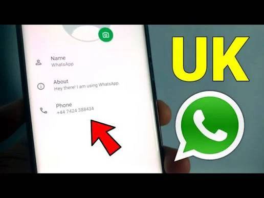 Новый аккаунт WhatsApp (Великобритания)